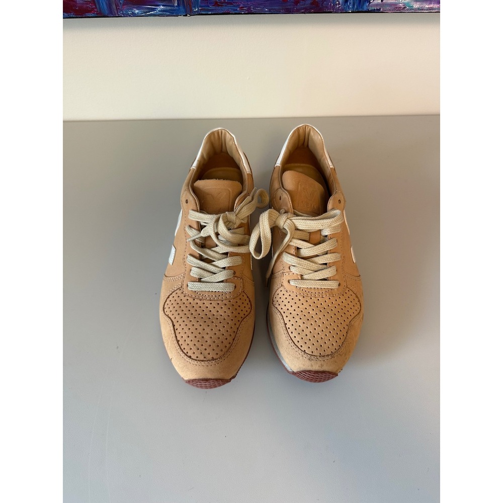 Veja‎ V-10 Suede Sneakers in Camel | Size 6 - Picture 2 of 6